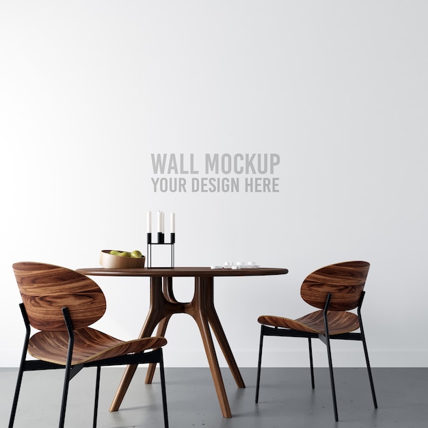 Download Interior wallpaper mockup | Premium PSD File