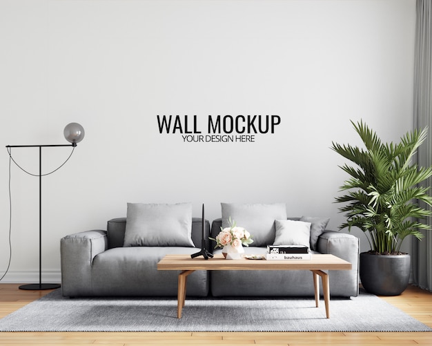 Interior wallpaper mockup | Premium PSD