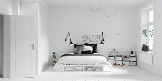 Download Interior wallpaper mockup | Premium PSD File