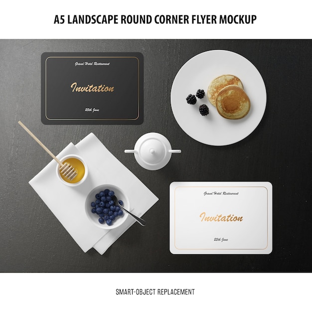 Download Invitation card mockup | Free PSD File