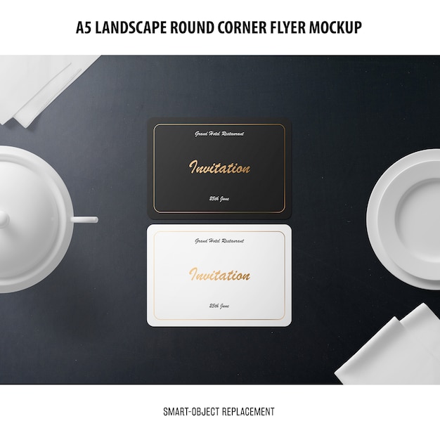 Download Invitation card mockup | Free PSD File