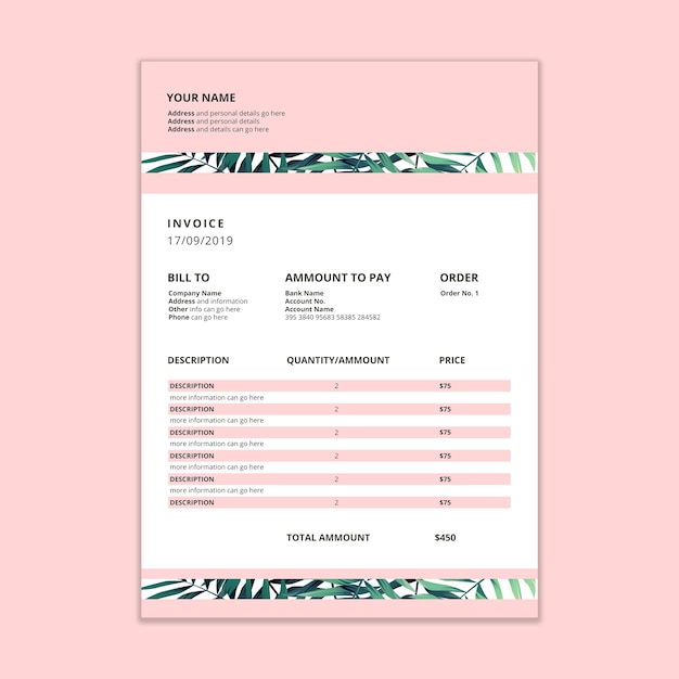 Download Invoice mockup | Free PSD File