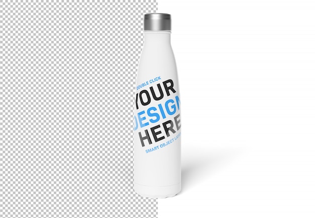 Download Isolated cut out sport bottle on white mockup PSD file ...