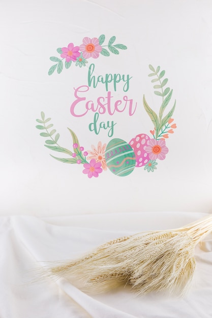 Download Isometric easter mockup composition | Free PSD File
