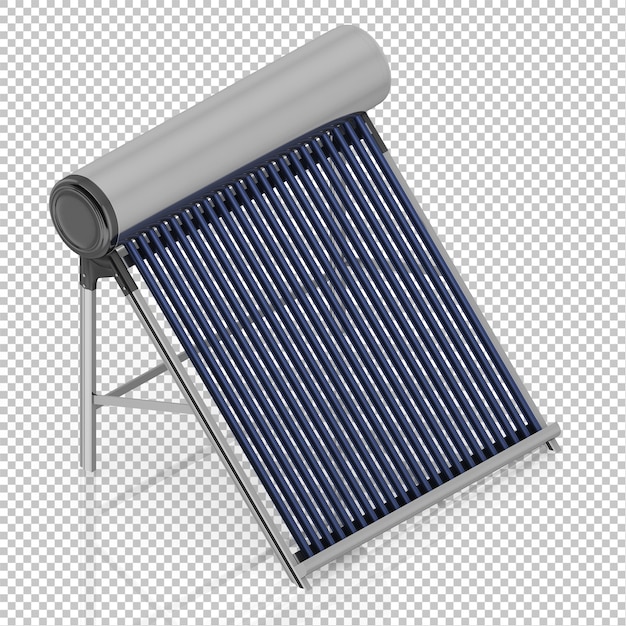 Isometric solar panel Premium PSD File