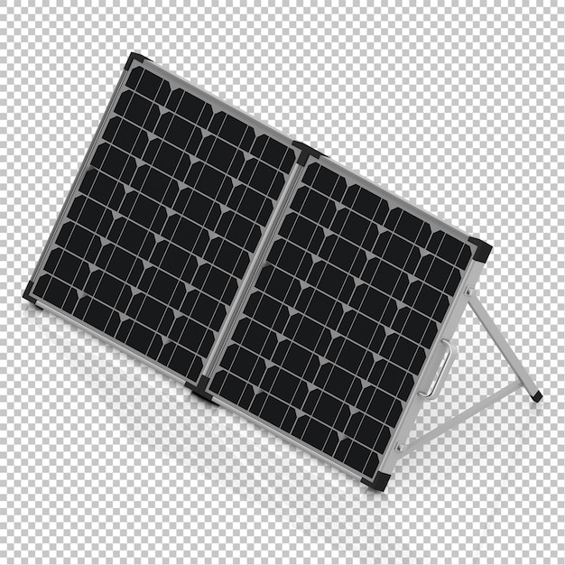 Premium PSD Isometric solar panel