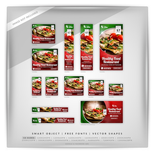 Italian Food Restaurant Banner Psd Template Free Psd Mockup Packaging Templates