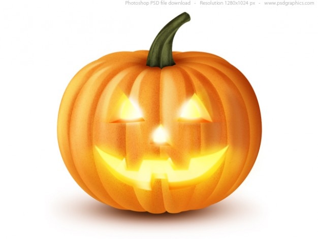Download Free Psd Jack O Lantern Halloween Pumpkin Icon Psd PSD Mockup Templates