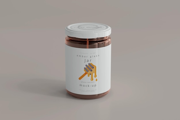 Free PSD | Jar mockup