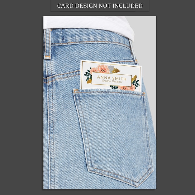 Download Jeans pocket mockup | Premium PSD File