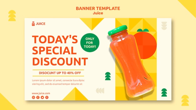 juice banner design free download psd