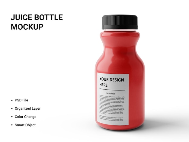 Download Premium Psd Juice Bottle Mockup Design