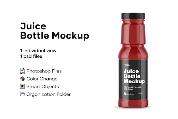 Download Juice bottle mockup | Premium PSD File