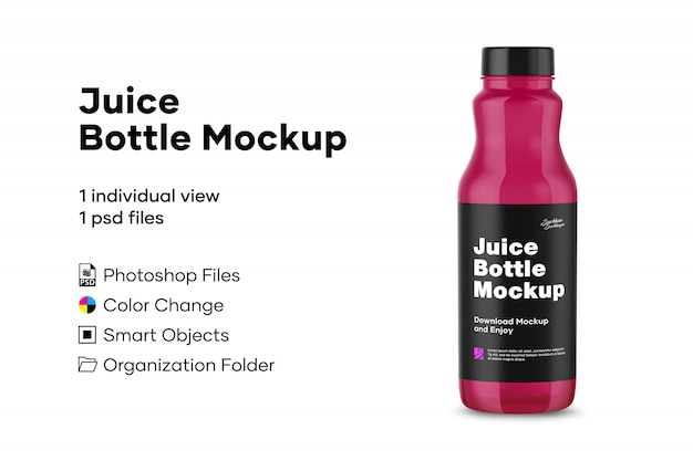 Download Juice bottle mockup | Premium PSD File