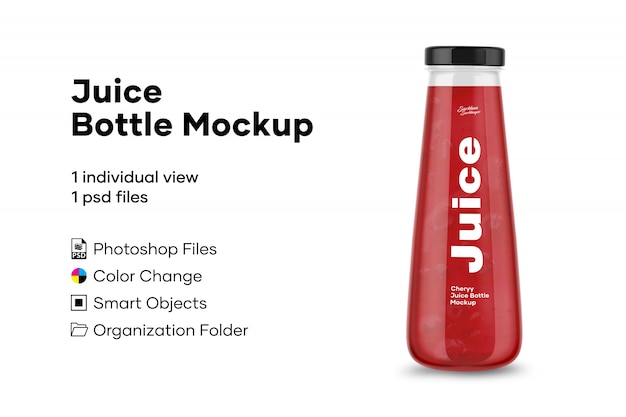 Download Premium Psd Juice Bottle Mockup