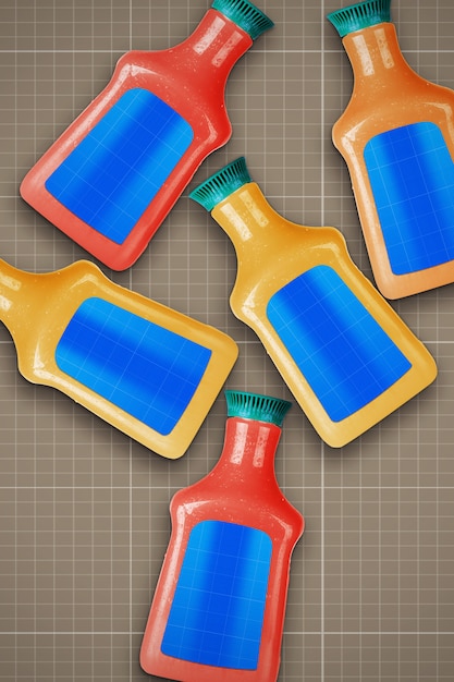 Juice bottle mockup | Premium PSD File