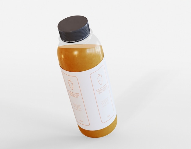 Download Premium PSD | Juice bottle mockup