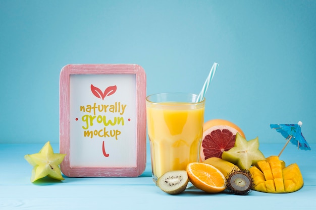 Download Free PSD | Juice and smoothie concept mock-up