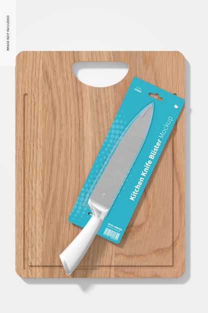 Download Premium Psd Kitchen Knife Blister Mockup