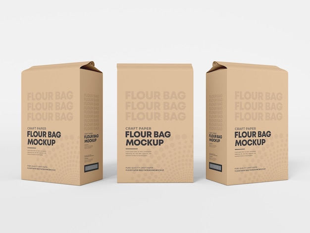 Flour Bag Packaging Mockup | Deeezy