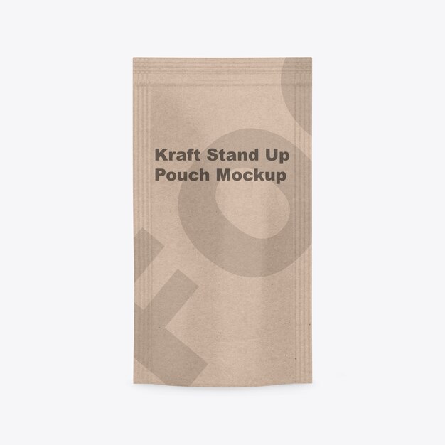 Download Premium Psd Kraft Stand Up Pouch Mockup Isolated