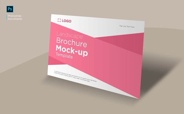 Download Premium PSD | Landscape brochure mockup PSD Mockup Templates