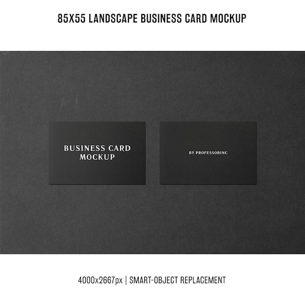 Download Landscape business card mockup PSD file | Free Download