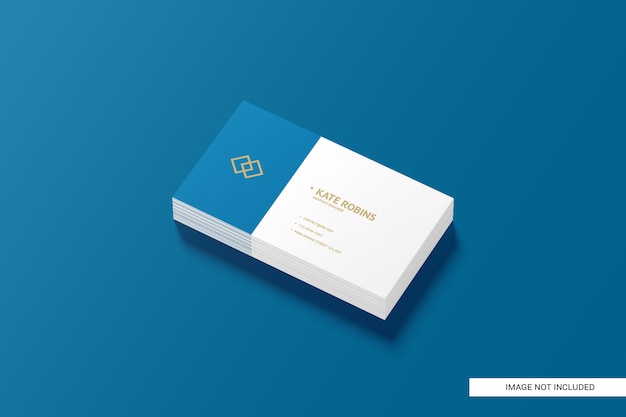 Premium PSD | Landscape business card mockup