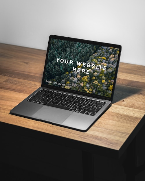 Download Premium PSD | Laptop screen mockup