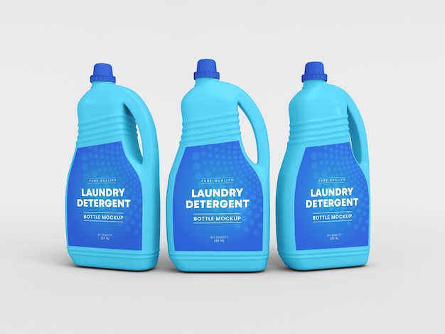 Premium Psd Laundry Detergent Bottle Mockup