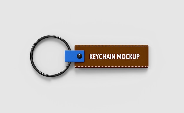 Download Premium Psd Leather Keychain Mockup