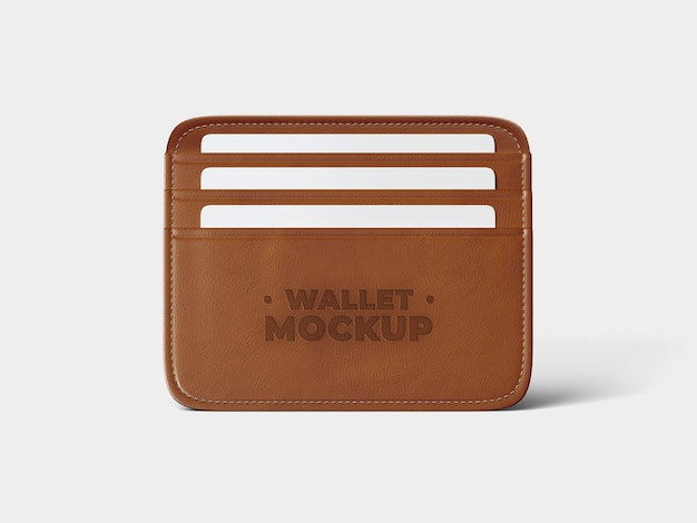 Download Free Psd Leather Wallet Mockup