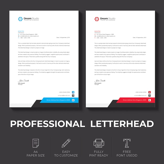 Download Letterhead Mockup Psd 2 000 High Quality Free Psd Templates For Download