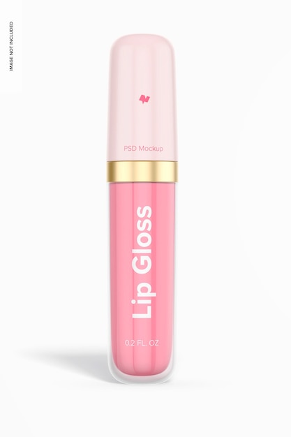 Premium PSD | Lip gloss mockup, front view