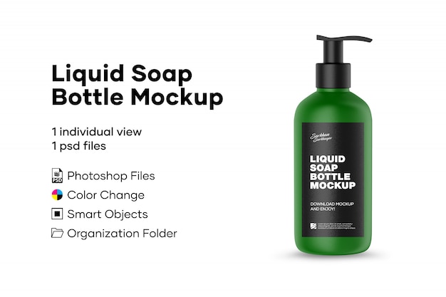 Download Premium Psd Liquid Soap Bottle Mockup