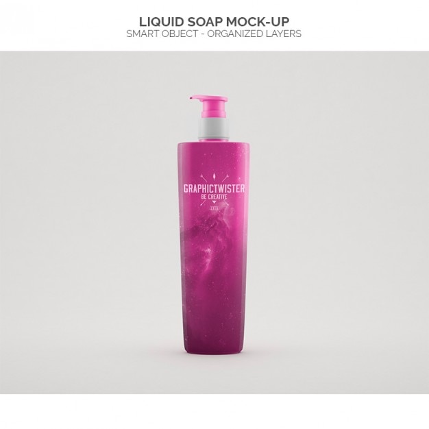 Download Free Psd Liquid Soap Mock Up
