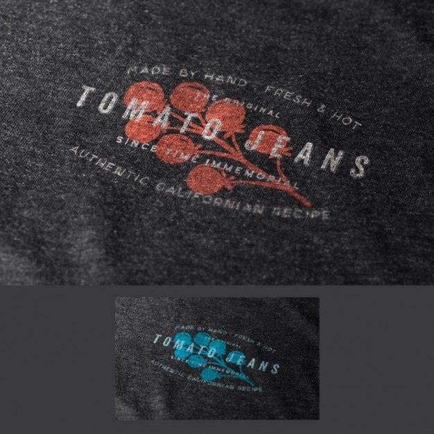 Download Free PSD | Logo in fabric mock up