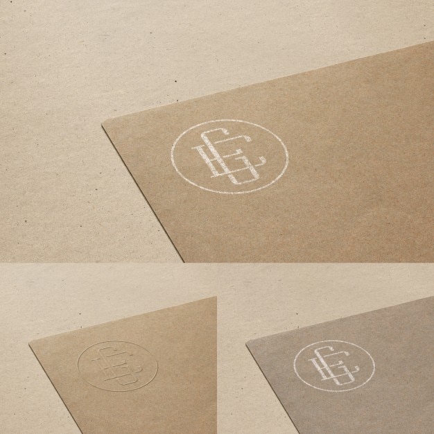 Download Free Logo Mock Up In Cardboard Free Psd File Use our free logo maker to create a logo and build your brand. Put your logo on business cards, promotional products, or your website for brand visibility.