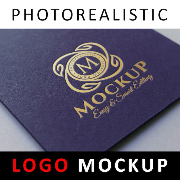 Download Free Logo Mock Up Letterpress Logo Gold Foil Stamping Premium Psd File Use our free logo maker to create a logo and build your brand. Put your logo on business cards, promotional products, or your website for brand visibility.