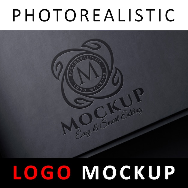 Download Free Logo Mock Up Pressed Logo On Black Paper Premium Psd File Use our free logo maker to create a logo and build your brand. Put your logo on business cards, promotional products, or your website for brand visibility.