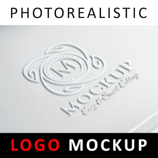Download Free Logo Mockup 3d Logo On White Plastic Surface Premium Psd File Use our free logo maker to create a logo and build your brand. Put your logo on business cards, promotional products, or your website for brand visibility.