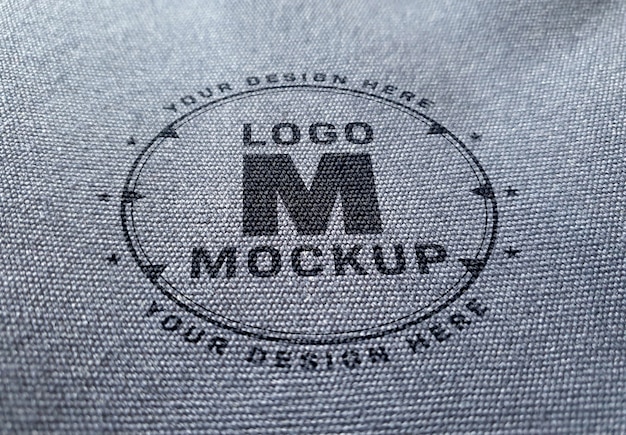 Download Free Logo Mockup On Denim Fabric Texture Premium Psd File Use our free logo maker to create a logo and build your brand. Put your logo on business cards, promotional products, or your website for brand visibility.