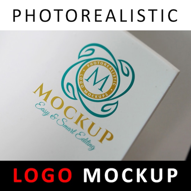 Download Premium Psd Logo Mockup Logo Printed On White Rolled Paper PSD Mockup Templates
