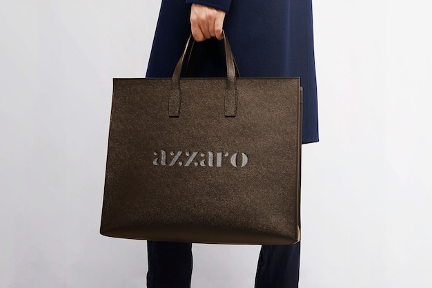 Download Logo mockup luxury bag | Premium PSD File