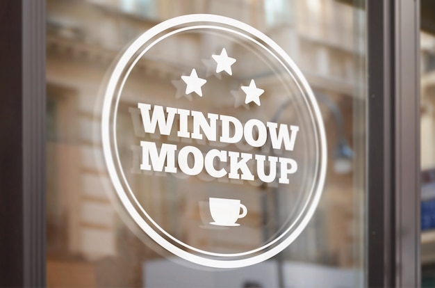Download Free Logo Mockup On Store Window Premium Psd File Use our free logo maker to create a logo and build your brand. Put your logo on business cards, promotional products, or your website for brand visibility.