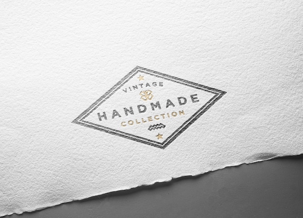 Download Premium Psd Logo Mockup Vintage Paper PSD Mockup Templates