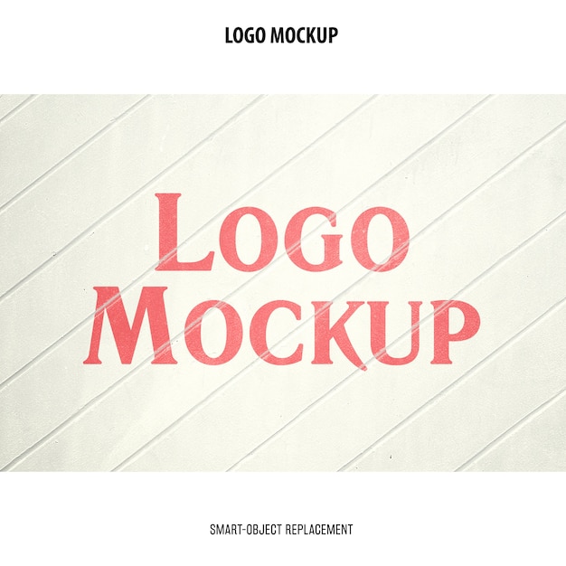 Logo mockup PSD file | Free Download