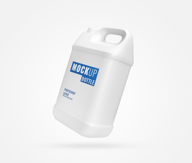 Download Long white gallon mockup | Premium PSD File