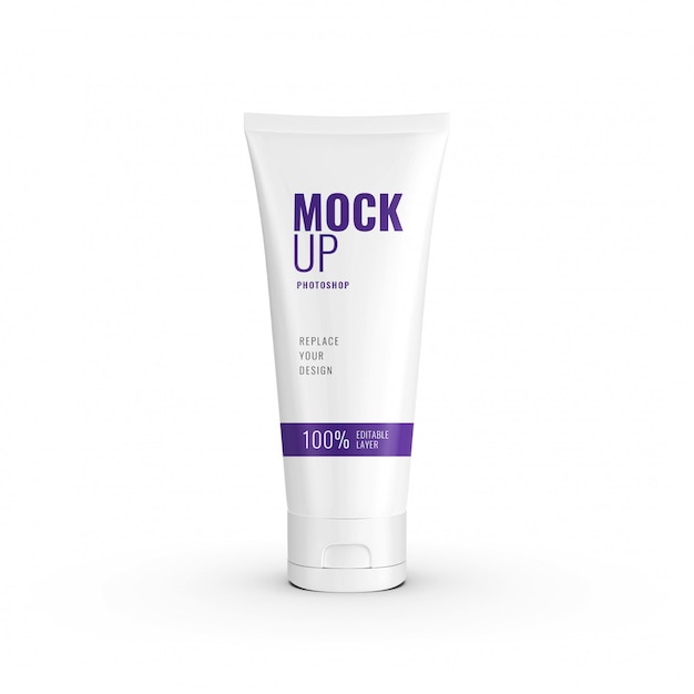 Download Premium Psd Lotion Tube Mockup Realistic 3d Rendering PSD Mockup Templates