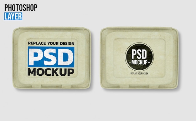 Lunch box mockup design | Premium PSD File